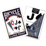 Cartas Bicycle Large Print Vision Indice Grande Air Cushion