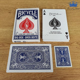 Cartas Bicycle Big Box Tamaño Gigante Baraja Original 18 Cm.