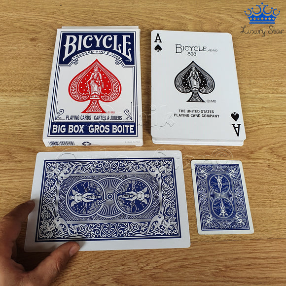 Cartas Bicycle Big Box Tamaño Gigante Baraja Original 18 Cm.