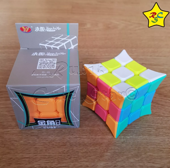 Cubo Concavo 3x3 Jinjiao Yj Stickerless Candy Speedcube