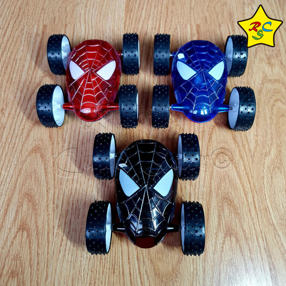 Carro Loco Todoterreno Spiderman Juguete Luces Impulso Juego