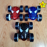 Carro Loco Todoterreno Spiderman Juguete Luces Impulso Juego
