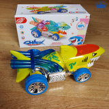 Carro Tiburon Shark Raid Abre Dientes Alumbra Musica Camina
