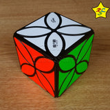 Cubo Trebol Clover Original Qiyi Suerte Coleccion Curvy - Negro