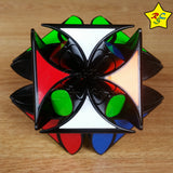 Cubo Trebol Clover Original Qiyi Suerte Coleccion Curvy - Negro
