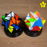 Cubo Trebol Clover Original Qiyi Suerte Coleccion Curvy - Negro
