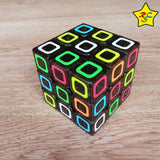 Cubo Qiyi Mofangge Ciyuan 3x3 Cobra Dimension Transparente Outline