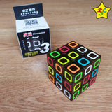 Cubo Qiyi Mofangge Ciyuan 3x3 Cobra Dimension Transparente Outline