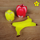 Pack Cubos Frutas Fanxin Manzana 3x3 Limon 3x3 Banano 3x3x3