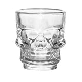Copa Shot Calavera Vidrio Craneo Whisky Tequila X4 Unidades