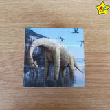 Cubo 3x3 Dinosaurio Fantasía Animal Reptil Stickerless