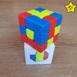 Cubo Tricolor Seleccion Sandwich 3x3 Speedcube Mate