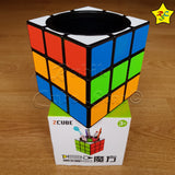 Alcancia o Porta Esferos Cubo Zcube Stickers Accesorio