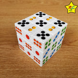 Cubo Domino 3x3 Economico Magic Cube Promocion Blanco