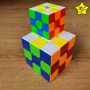 Cubo 3x3 9 cm Super Grande Didactico Magic Cube Stickerless
