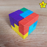 Cubo Soma Puzzle Colores Rompecabezas Tridimensional