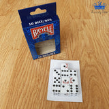 Dados Profesionales Bicycle Original Mesa Póker X10