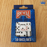 Dados Profesionales Bicycle Original Mesa Póker X10