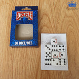 Dados Profesionales Bicycle Original Mesa Póker X10
