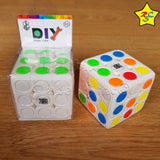 Cubo Dot Aprender Armar 3x3 Circulos Tapas Kungfu