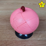 Cubo Durazno 3x3 Fruta Mirror Cube Puzzle Fanxin Rosado