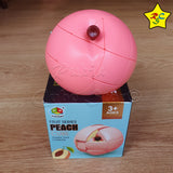 Cubo Durazno 3x3 Fruta Mirror Cube Puzzle Fanxin Rosado