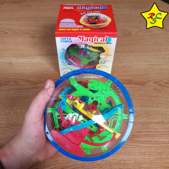 Laberinto Bola Mini Esfera Puzzle 12cm Rompecabezas