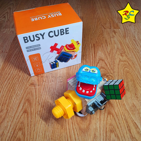 Fidget Cube Multifuncional Caja Musical Dino Spin 6 Caras