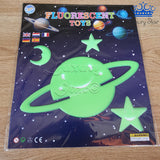 Figuras Fluorescentes Alumbra Oscuridad Brilla Techo Luna X1