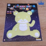 Figuras Fluorescentes Alumbra Oscuridad Brilla Techo Luna X1