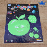 Figuras Fluorescentes Alumbra Oscuridad Brilla Techo Luna X1