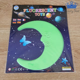 Figuras Fluorescentes Alumbra Oscuridad Brilla Techo Luna X1
