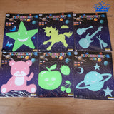 Figuras Fluorescentes Alumbra Oscuridad Brilla Techo Luna X1