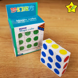 Floppy Cubo 3x3x1 Magic Cube Cuboide Blanco - Negro