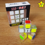 Cubo Floppy Cube Qiyi 3x3x1 Smooth 1x3x3 Tiled Negro