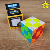 Fluffy 3x3 Qiyi Cubo 3x3 Onda Original Wave Pandora