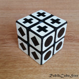 Cubo 2x2 Alumbra Oscuridad Stickers Formas Esp Limitado