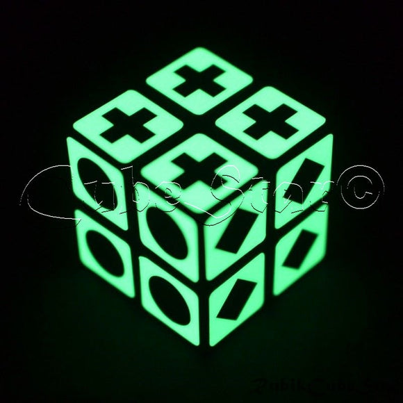 Cubo 2x2 Alumbra Oscuridad Stickers Formas Esp Limitado