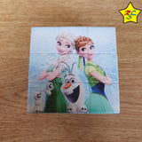 Cubo 3x3 Frozen Aventura Nieve Olaf Elsa Stickerless