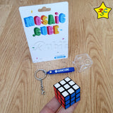 Gan 328 Llavero 3x3 Mini Gancube Cubo Original Speedcube Negro