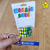 Gan 328 Llavero 3x3 Mini Gancube Cubo Original Speedcube Negro