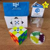Gan 356 M Cubo 3x3 Magnetico Original Stickerless +Ges