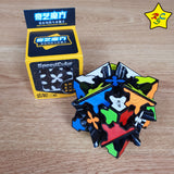 Gear 3x3 Cubo Qiyi Engranajes Original Negro Tiled