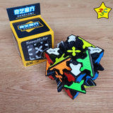 Gear 3x3 Cubo Qiyi Engranajes Original Negro Tiled