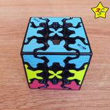 Gear 3x3 Tricolor Cubo Sandwich Qiyi Engranajes Tiled