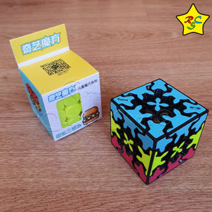Gear 3x3 Tricolor Cubo Sandwich Qiyi Engranajes Tiled