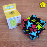 Gear 3x3 Tricolor Cubo Sandwich Qiyi Engranajes Tiled
