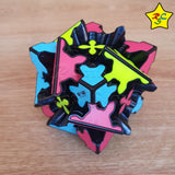 Gear 3x3 Tricolor Cubo Sandwich Qiyi Engranajes Tiled