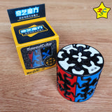 Pack X4 Cubo Engranaje Qiyi Gear 3x3 Original X4 Negro Tiled