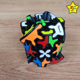 Pack X4 Cubo Engranaje Qiyi Gear 3x3 Original X4 Negro Tiled